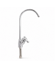 Wellon RO Faucet with Cross Handle | High Arc Drinking Water Tap | Chrome Finish | Countertop Mount | For RO & Water Purifier
